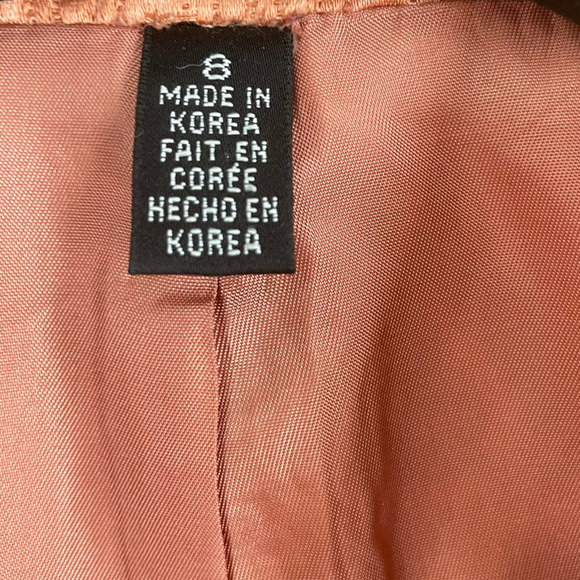 ELLEN TRACY LINDA ALLARD PEACH FLOWER JACKET/BLAZER - Picture 10 of 11